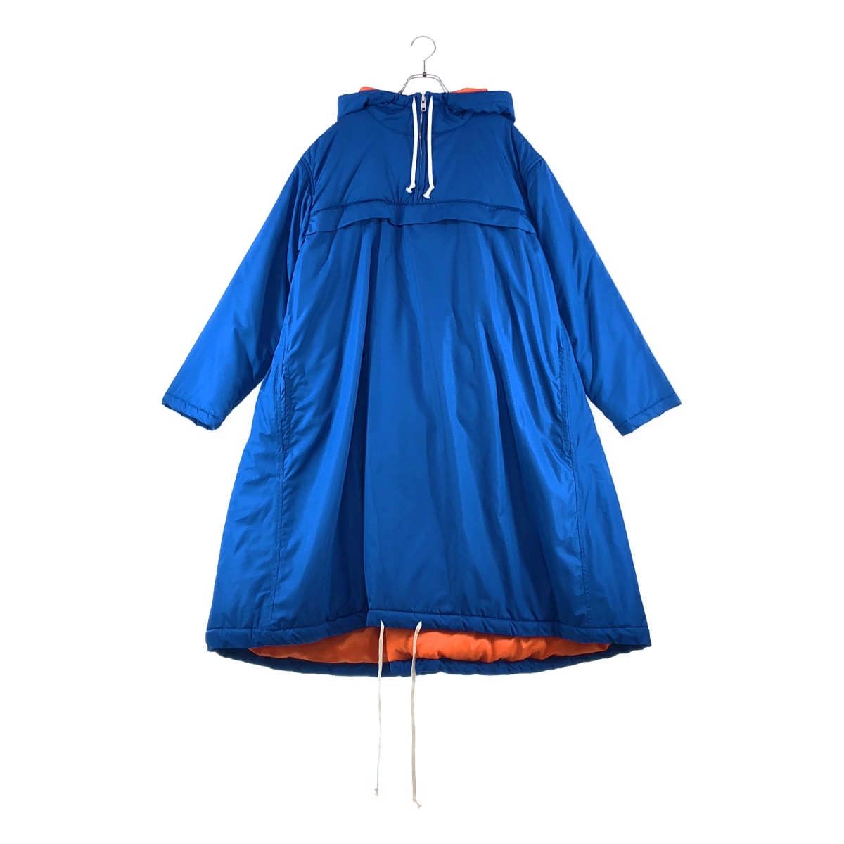 COMME des GARCONS SHIRT BOY / コムデギャルソンシャツボーイ | 中綿 バックロゴ オーバーシルエット ドローストリング アノラック フーディ | M | レディース