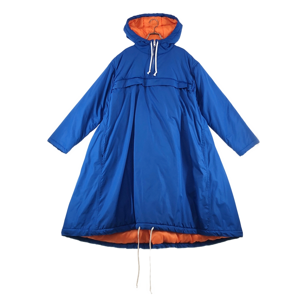 COMME des GARCONS SHIRT BOY / コムデギャルソンシャツボーイ | 中綿 バックロゴ オーバーシルエット ドローストリング アノラック フーディ | M | レディース