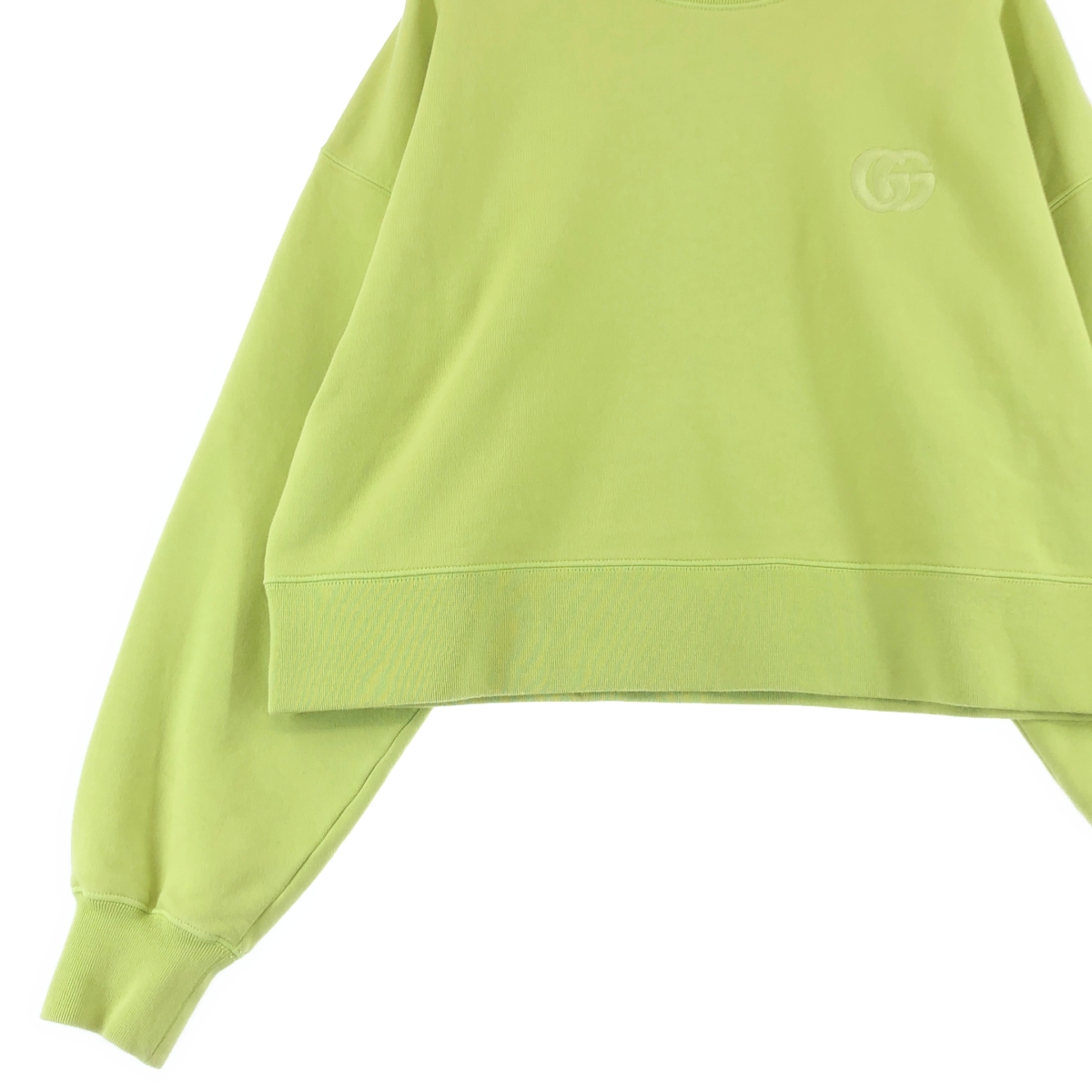 GUCCI / グッチ | エンブロイダリー コットンジャージー スウェットシャツ | XS | レディース