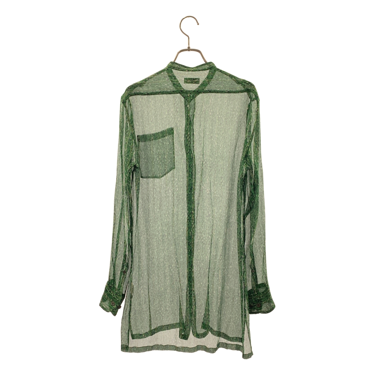 DRIES VAN NOTEN / ドリスヴァンノッテン | シルク ストライプ レオパード ブラウス | 34 | レディース