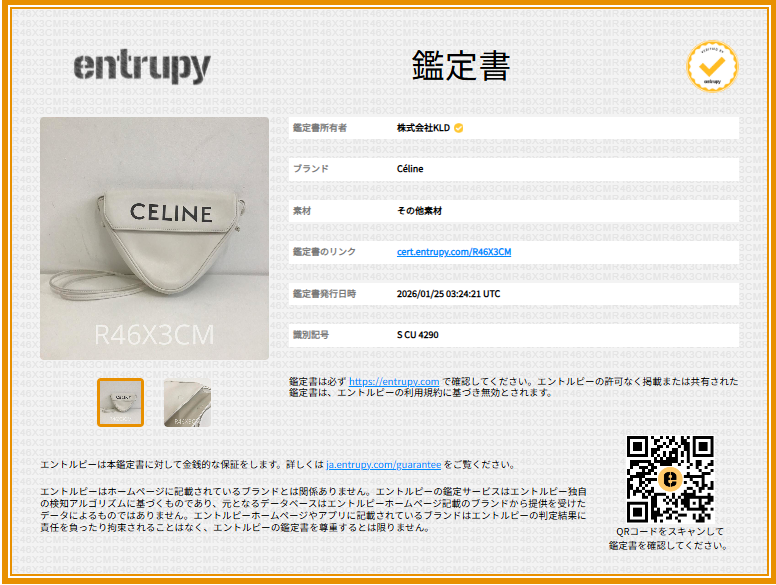 CELINE / セリーヌ | ロゴ トライアングル ショルダーバッグ |