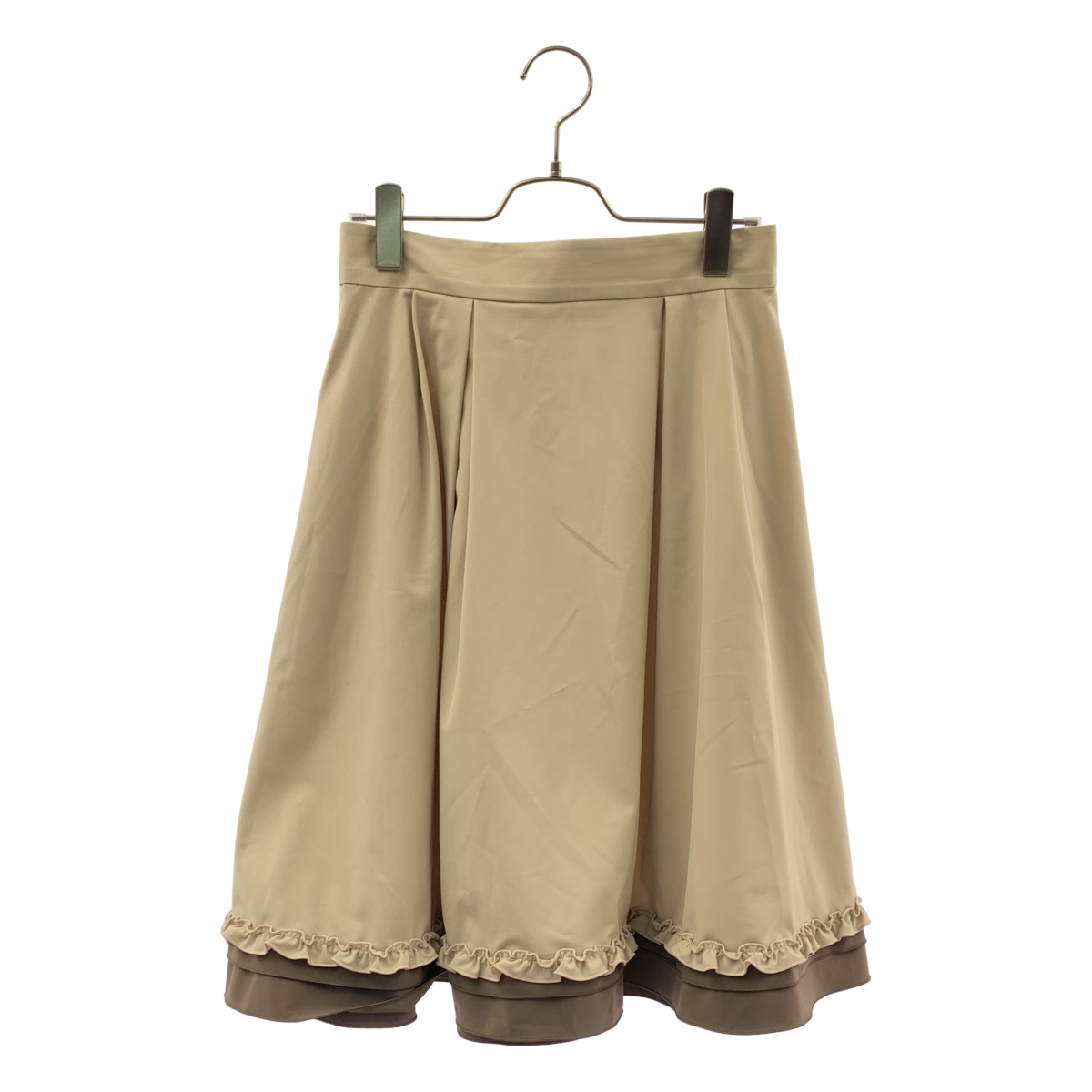 FOXEY NEW YORK / フォクシーニューヨーク | ストレッチ フリル フレアスカート | 40 | レディース