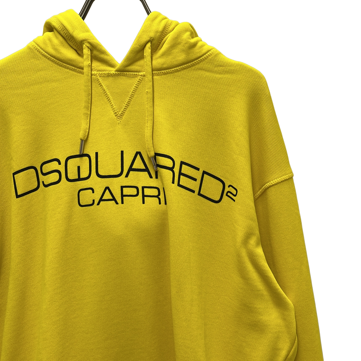 DSQUARED2 / ディースクエアード | コットン ロゴ フーデッド トレーナー | S | メンズ