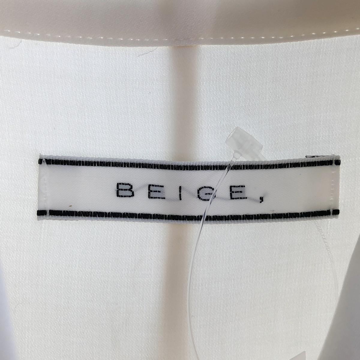BEIGE， / ベイジ | キュプラ ボウタイシャツ | 2 | レディース