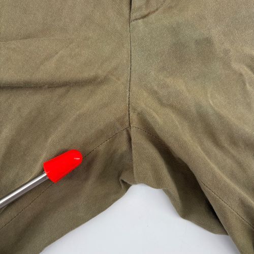 RAF SIMONS / ラフシモンズ | 1990s | ロゴチャーム チノ ショートパンツ ショーツ | 46 | カーキ系 | メンズ