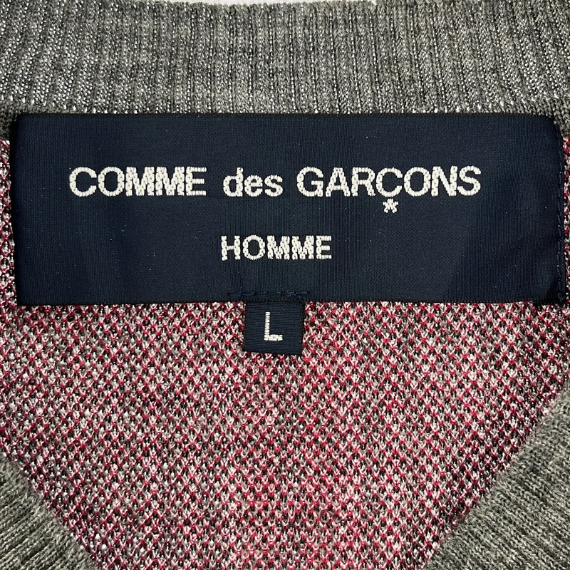 COMME des GARCONS HOMME / コムデギャルソンオム | 2012AW | ウール コットン チェック ニットベスト | L | メンズ