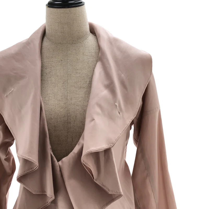 ISSEY MIYAKE / イッセイミヤケ | フリル バックリボン ジャケット | 3 | レディース