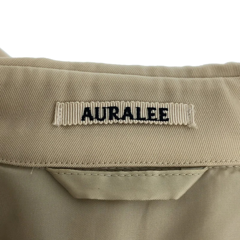 AURALEE / オーラリー | WOOL MAX GABARDINE BIG TRENCH COAT トレンチコート | 0 | レディース