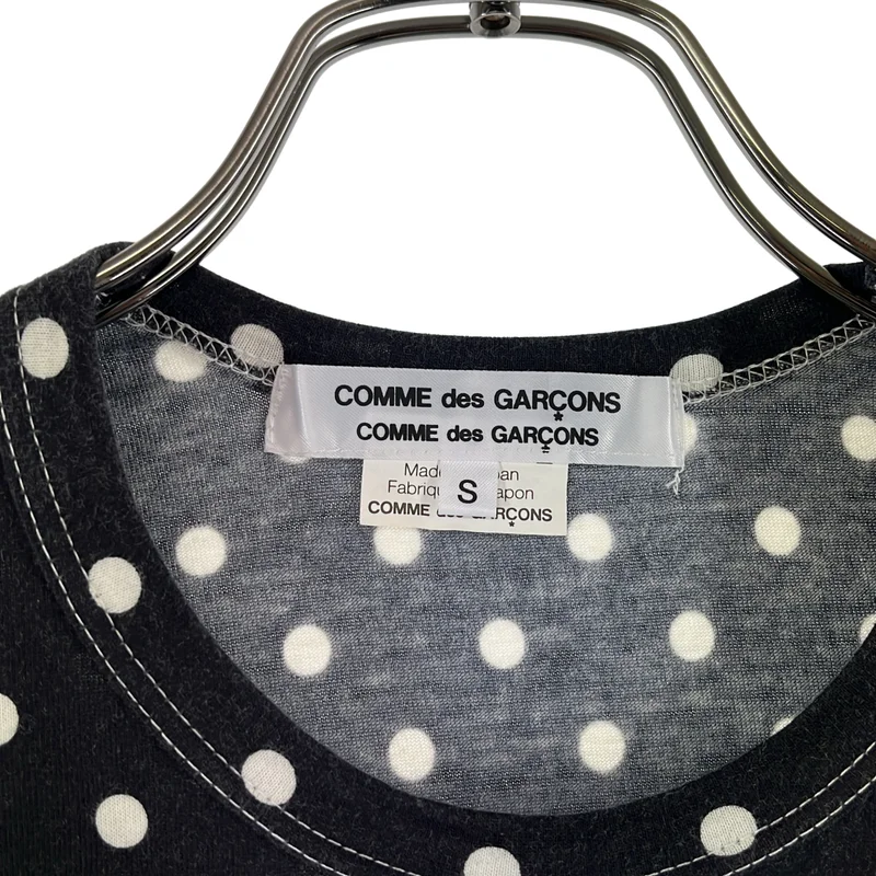 COMME des GARCONS COMME des GARCONS / コムコム | 2009SS | ドット フリルデザイン ノースリーブ カットソー | S | レディース