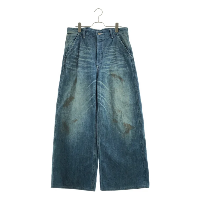 TAIGA TAKAHASHI / タイガタカハシ | 2026SS | Lot.717 Damaged Painter Pants ダメージ加工 デニムペインターパンツ | 32 | メンズ