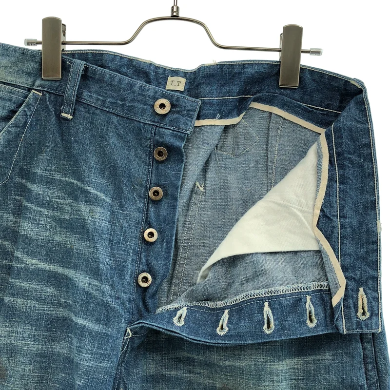 TAIGA TAKAHASHI / タイガタカハシ | 2026SS | Lot.717 Damaged Painter Pants ダメージ加工 デニムペインターパンツ | 32 | メンズ