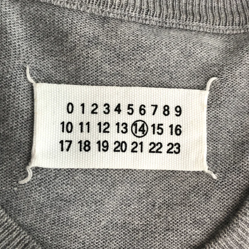 Maison Martin Margiela / メゾンマルタンマルジェラ | 2008SS | コットン Vネックニット | M | メンズ