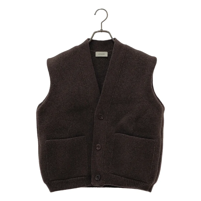 LEMAIRE / ルメール | MAXI SLEEVELESS CARDIGAN ニット ベスト | XS | レディース