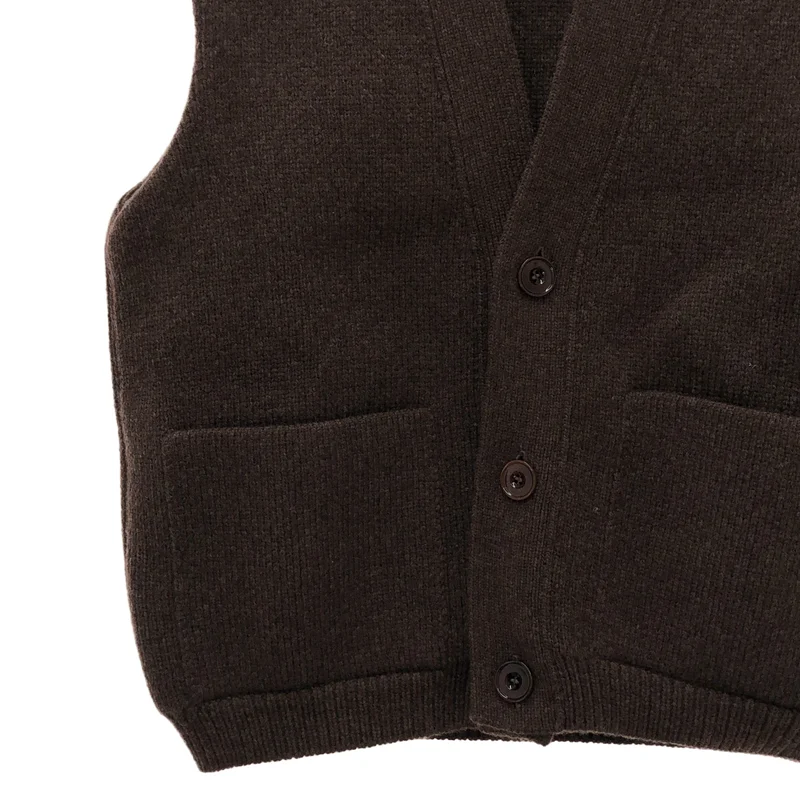 LEMAIRE / ルメール | MAXI SLEEVELESS CARDIGAN ニット ベスト | XS | レディース