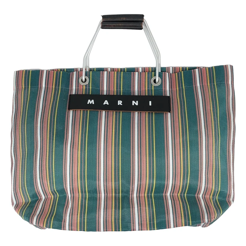 MARNI / マルニ | マーケット ストライプ トートバッグ |