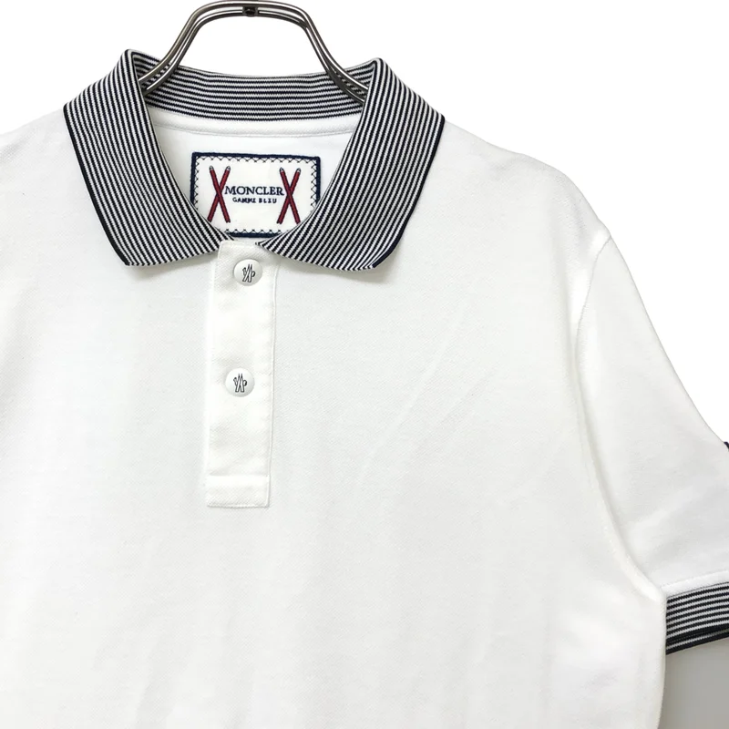 MONCLER / モンクレール | GAMME BLEU コットン ロゴワッペン ポロシャツ |