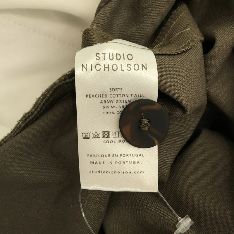 Studio Nicholson / スタジオニコルソン | モールスキン 1タック ワイドパンツ | M | メンズ