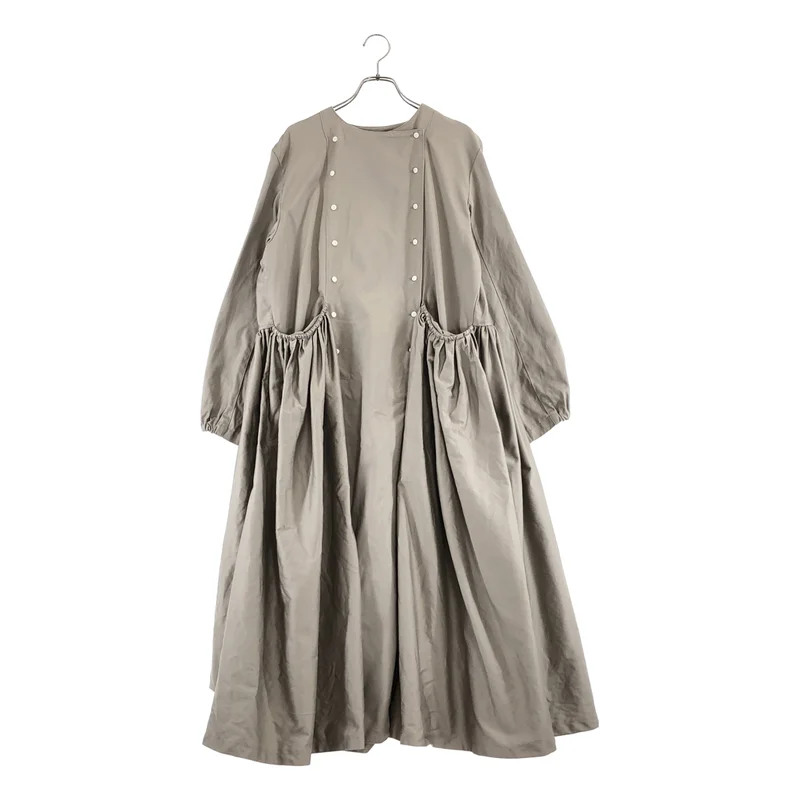foufou / フーフー | craftsman gather one piece クラフトマン ワンピース | 1 | レディース