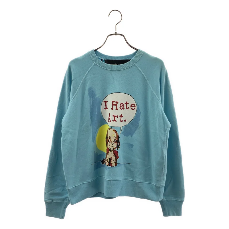 MARC JACOBS / マークジェイコブス | × Magda archer ダメージ加工 プリント クルーネック スウェット | XS | レディース