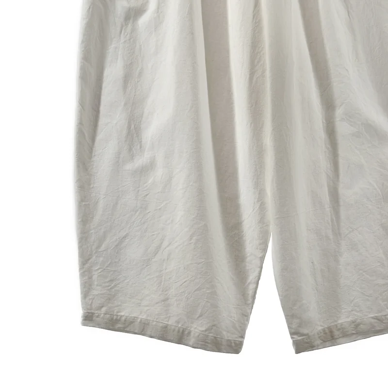 Khadi and Co / カディー&コー | コットン ドローストリング ワイドパンツ | S | レディース