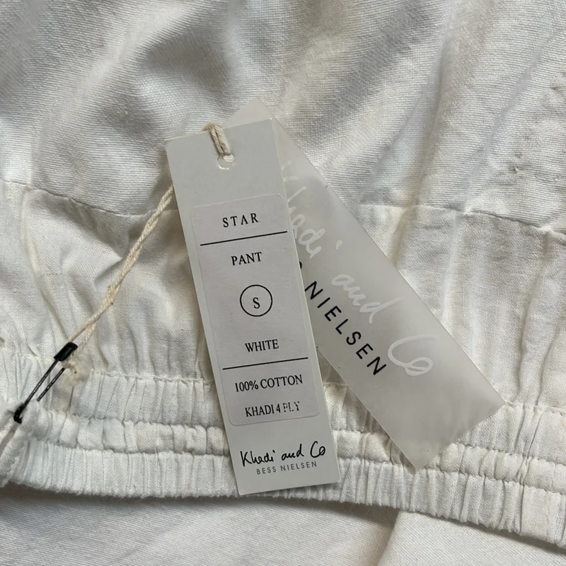 Khadi and Co / カディー&コー | コットン ドローストリング ワイドパンツ | S | レディース