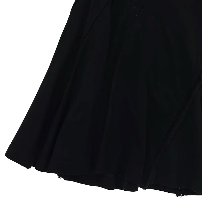tricot COMME des GARCONS / トリココムデギャルソン | 2006SS | コットン サイドジップ 切替 フレアスカート | M | レディース