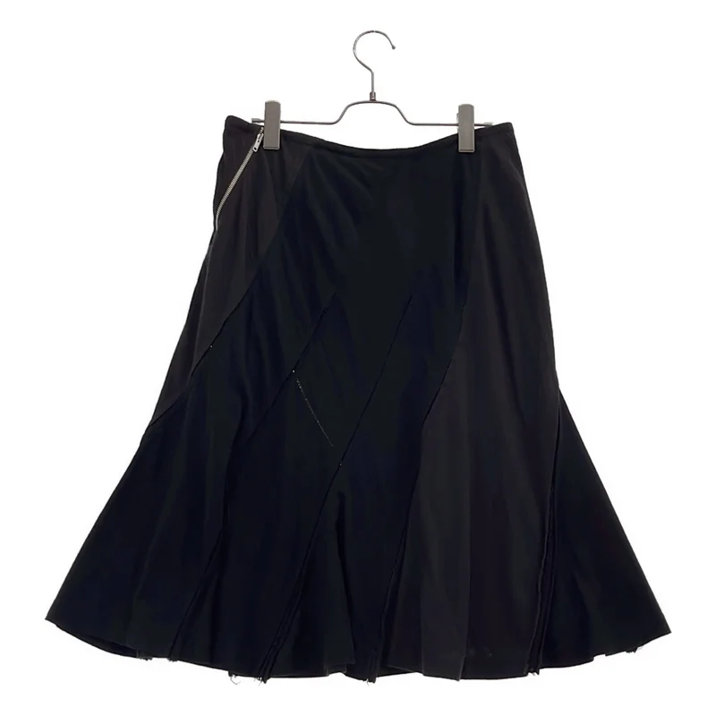 tricot COMME des GARCONS / トリココムデギャルソン | 2006SS | コットン サイドジップ 切替 フレアスカート | M | レディース