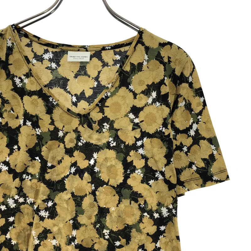 DRIES VAN NOTEN / ドリスヴァンノッテン | フラワープリント Tシャツ_半袖 | XS | レディース