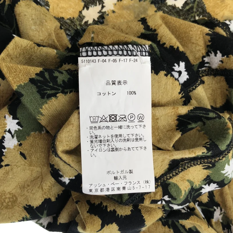 DRIES VAN NOTEN / ドリスヴァンノッテン | フラワープリント Tシャツ_半袖 | XS | レディース