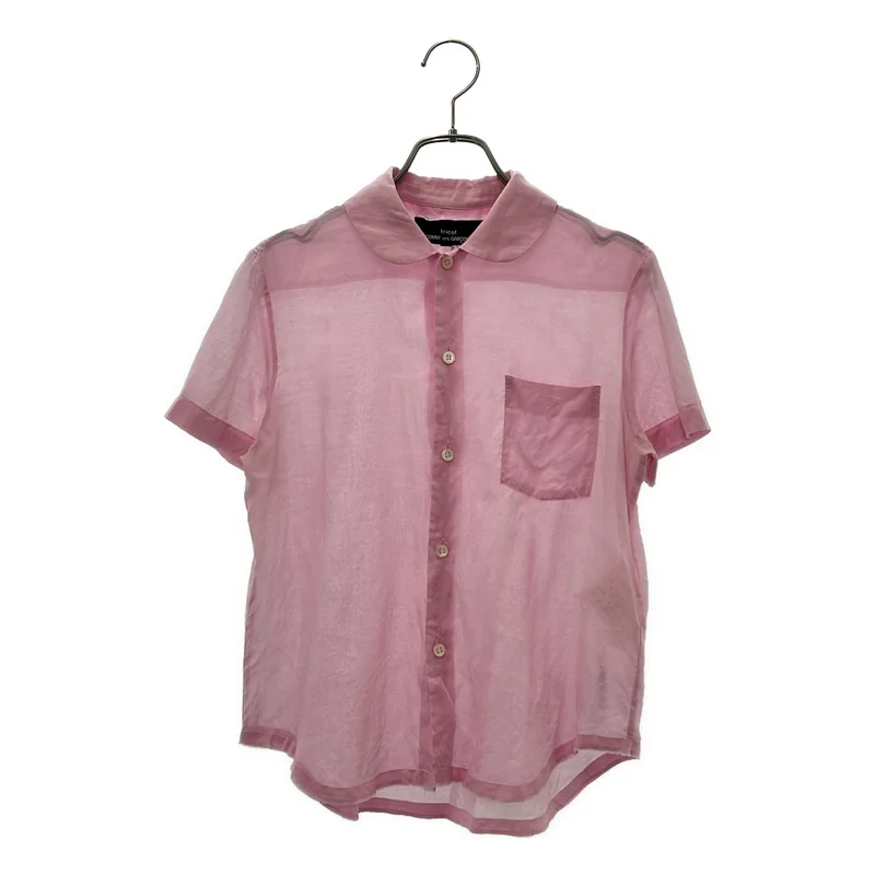 tricot COMME des GARCONS / トリココムデギャルソン | 2007SS | 丸襟 カットオフ シャツ | M | レディース