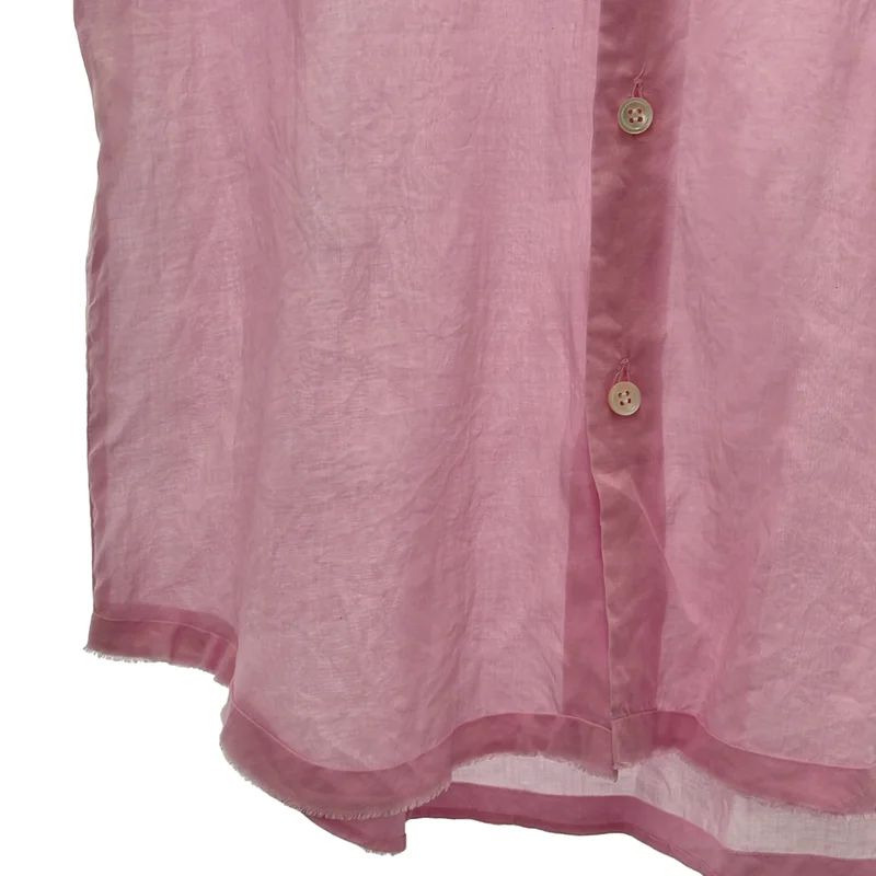 tricot COMME des GARCONS / トリココムデギャルソン | 2007SS | 丸襟 カットオフ シャツ | M | レディース