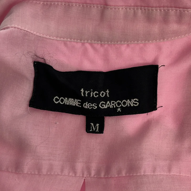 tricot COMME des GARCONS / トリココムデギャルソン | 2007SS | 丸襟 カットオフ シャツ | M | レディース