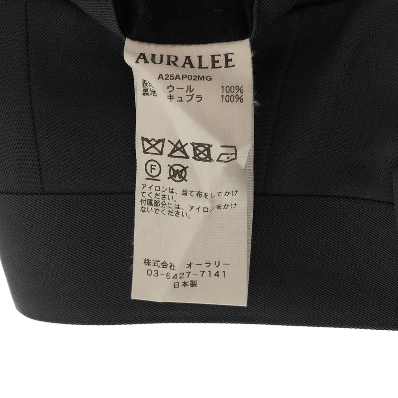 AURALEE / オーラリー | 2025AW | Light Wool Max Gabardine Two-Tuck Slacks 2タック スラックス | 4 | メンズ