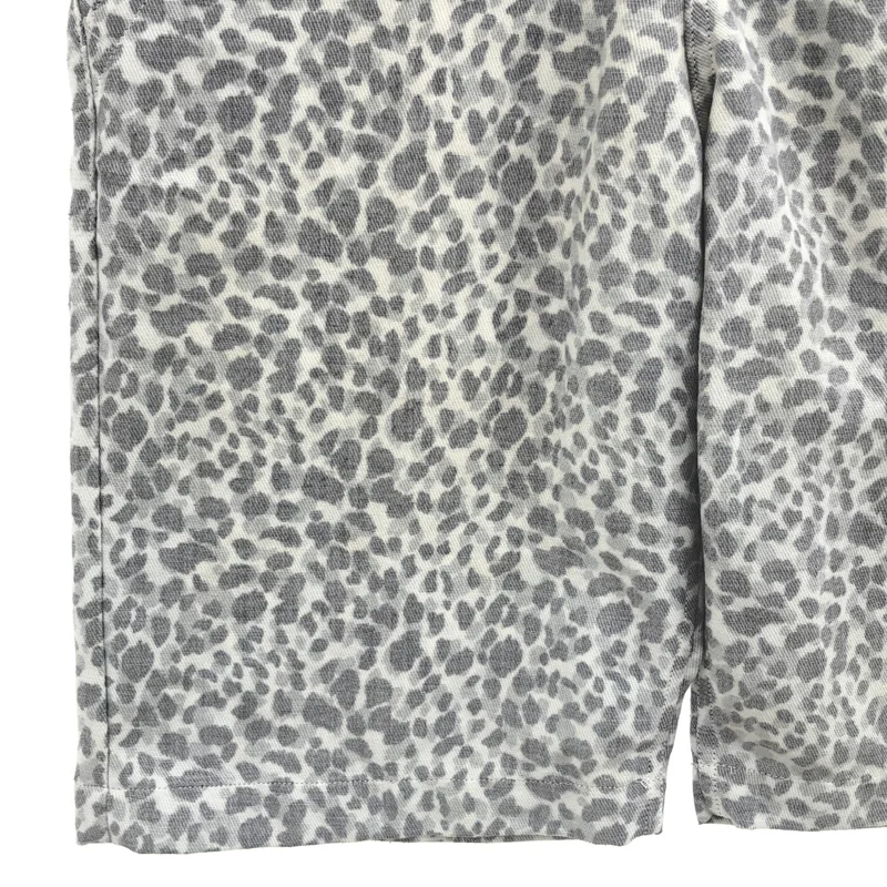 BLACK COMME des GARCONS / ブラックコムデギャルソン | 2021SS | レオパード ハーフパンツ 1G-P011 | L | メンズ