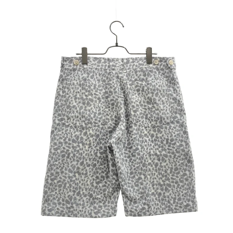 BLACK COMME des GARCONS / ブラックコムデギャルソン | 2021SS | レオパード ハーフパンツ 1G-P011 | L | メンズ