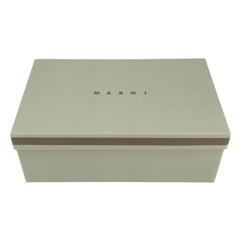 MARNI / マルニ | ロゴ ニット チャンキーヒール パンプス | 37 | レディース