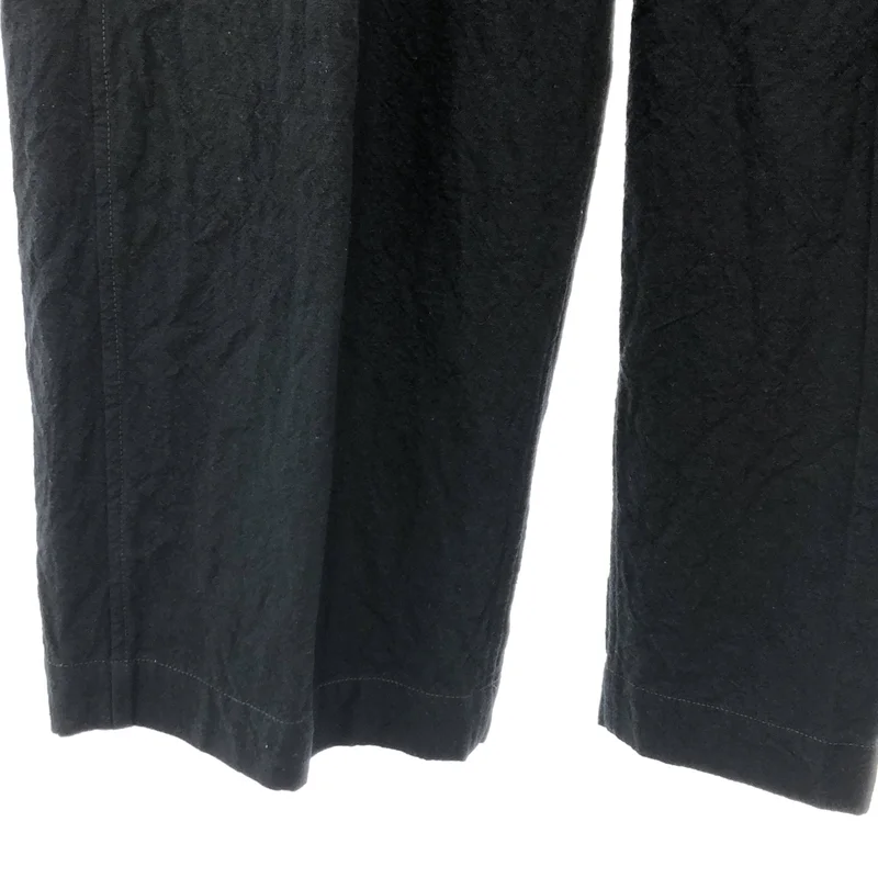 blurhms / ブラームス | 2025SS | Linen Cotton Belted Trousers / リネン コットン ベルテッドワイドパンツ | 0 | レディース