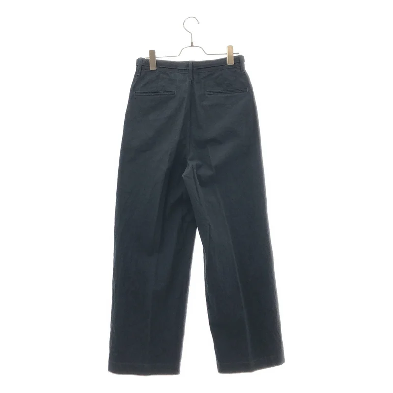blurhms / ブラームス | 2025SS | Linen Cotton Belted Trousers / リネン コットン ベルテッドワイドパンツ | 0 | レディース