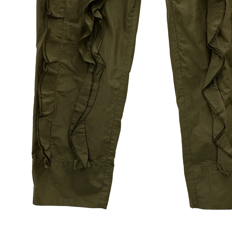 TOGA PULLA / トーガプルラ | 2025SS | MEMORY TAFFTA PANTS / フラワーモチーフ メモリータフタパンツ | 36 | レディース