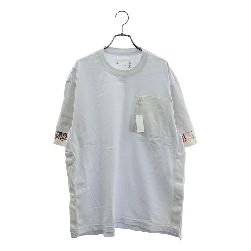 sacai / サカイ | Bandana Print T-Shirt バンダナ 切替 Tシャツ | 2 | メンズ