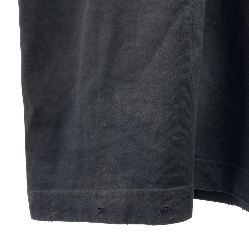 BALENCIAGA / バレンシアガ | 2024SS | Oversized Tee ダメージ加工 ロゴプリント Tシャツ | 4 | メンズ