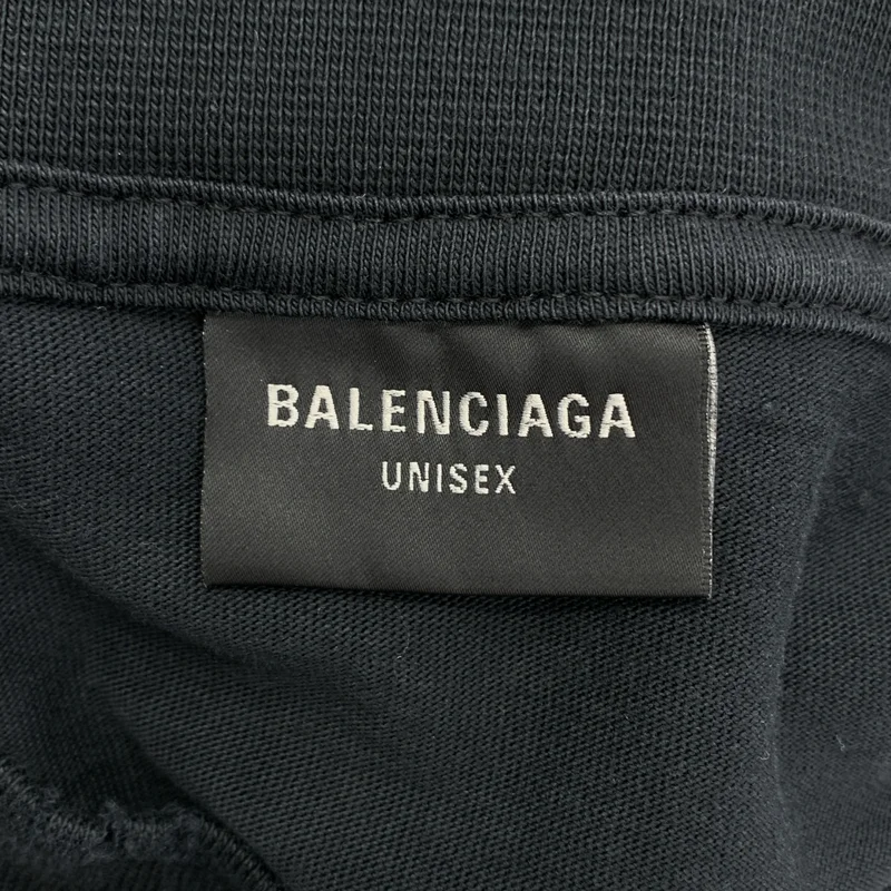 BALENCIAGA / バレンシアガ | 2024SS | Oversized Tee ダメージ加工 ロゴプリント Tシャツ | 4 | メンズ