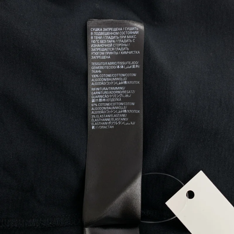BALENCIAGA / バレンシアガ | 2024SS | Oversized Tee ダメージ加工 ロゴプリント Tシャツ | 4 | メンズ