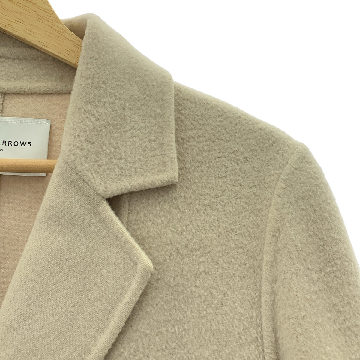 UNITED ARROWS / ユナイテッドアローズ | ウール ダブル リバーコート