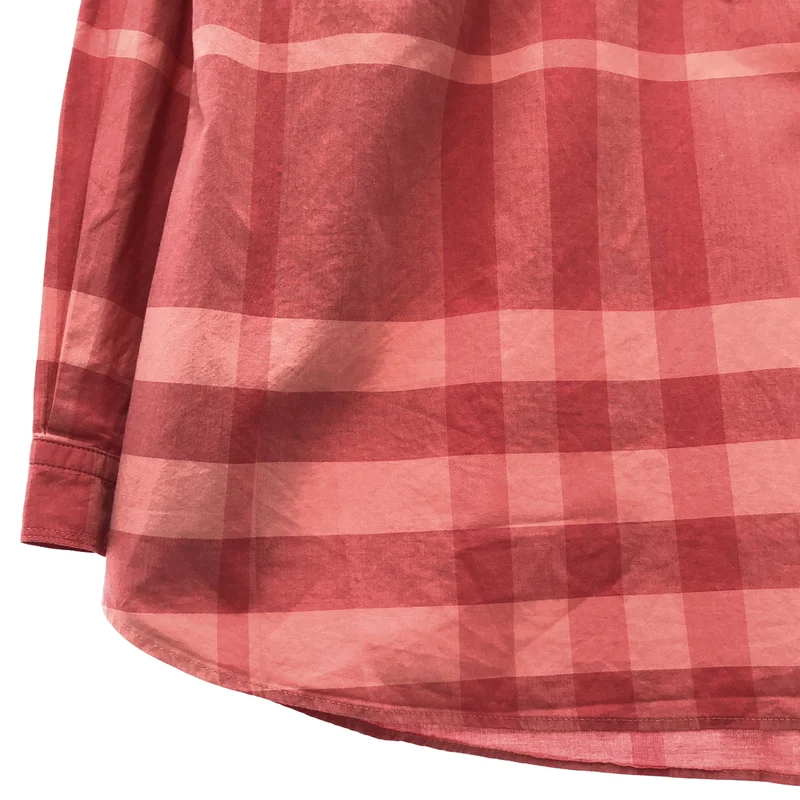 BURBERRY LONDON / バーバリーロンドン | チェックプルオーバーシャツ | 44 | レディース