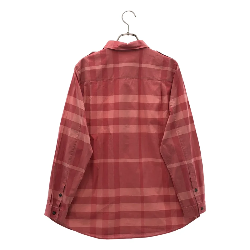 BURBERRY LONDON / バーバリーロンドン | チェックプルオーバーシャツ | 44 | レディース