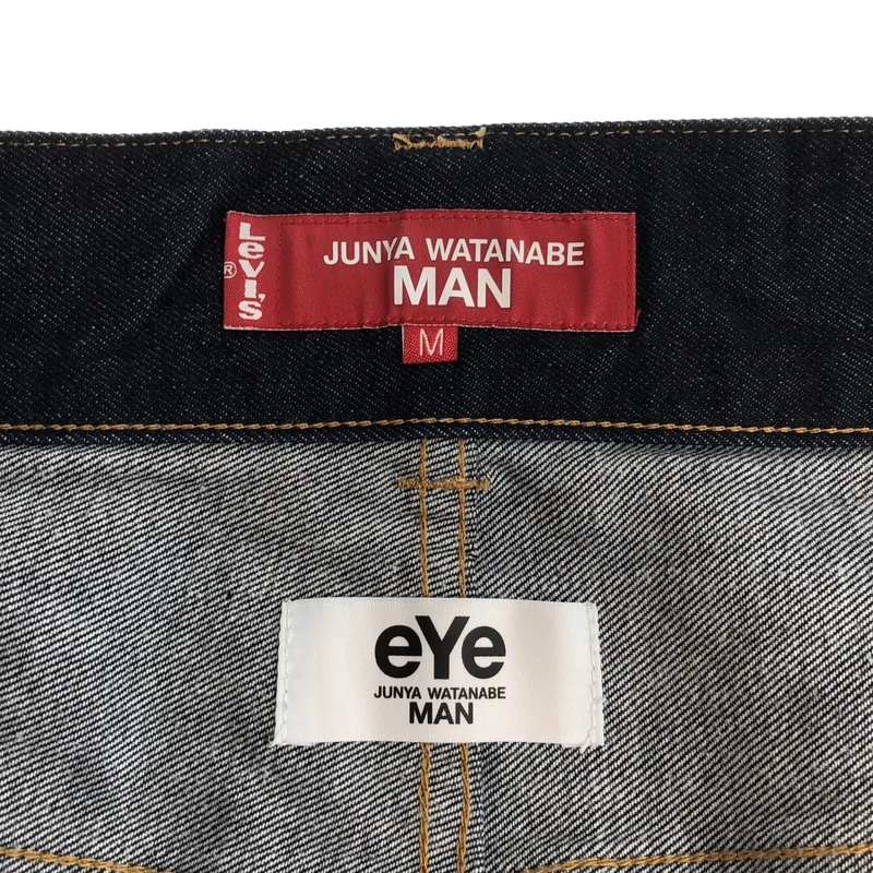 eye JUNYA WATANABE COMME des GARCONS MAN / アイジュンヤワタナベ マン | 2023SS | × Levi's / 綿デニム Ｗネームパンツ | M | メンズ