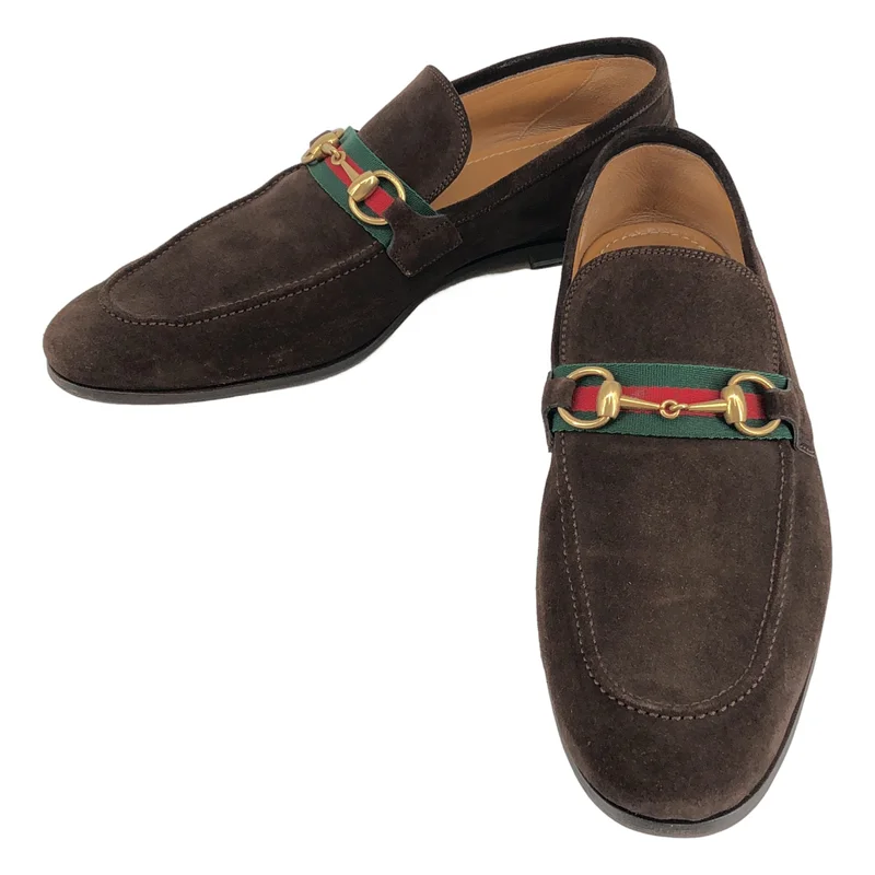 GUCCI / グッチ | スエード ホースビット ローファー | 10 | メンズ