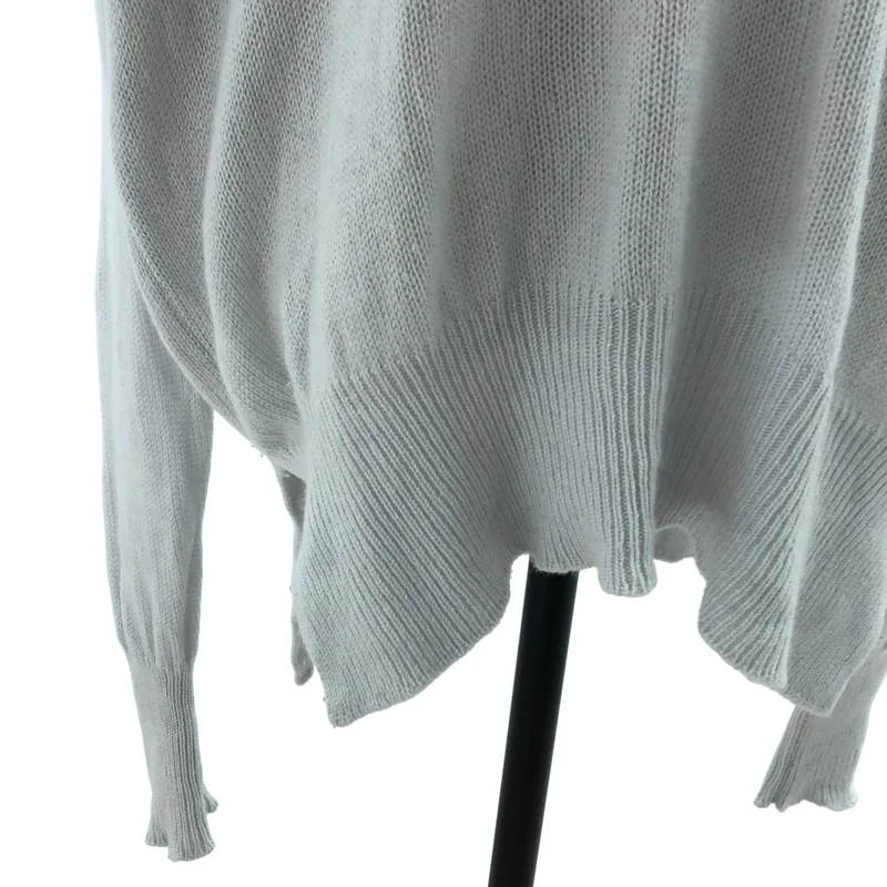 JIL SANDER / ジルサンダー | 2019SS | カシミヤ スリット プルオーバー ニット | 34 | レディース
