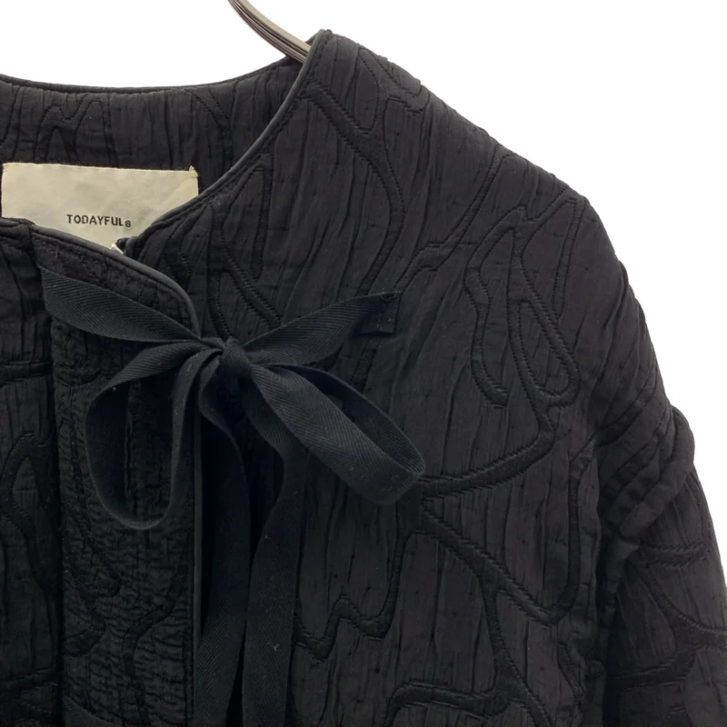 TODAYFUL / トゥデイフル | 2023AW | Jacquard Piping Blouson / ジャガード パイピングブルゾン | 38 | レディース